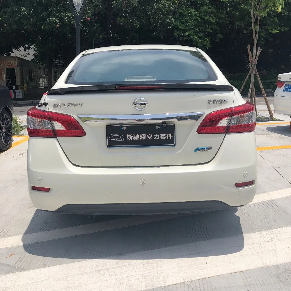 Спойлер для NISSAN Sentra 2012-2016 спойлер высококачественный АБС-пластик цвет заднего