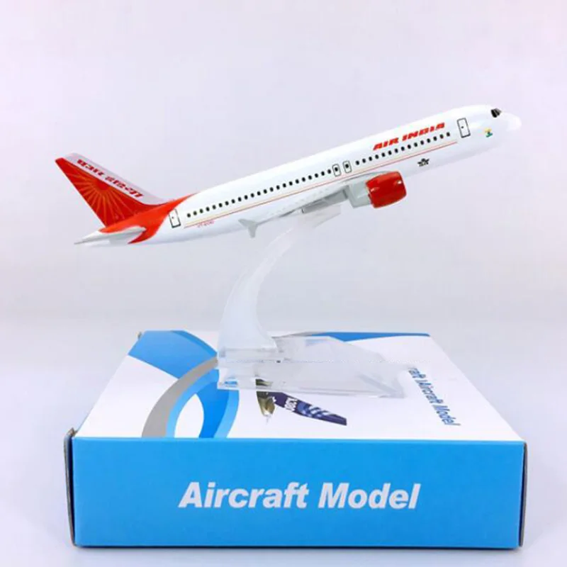 16 см 1:400 Airbus A320 200 Air Индия Airways Airlines W базовый сплав самолет Модель дисплея игрушки
