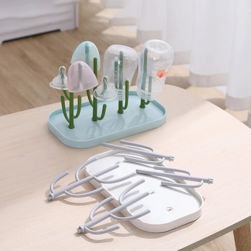 

Креативный домашний держатель для слива чашки, кухонный держатель для слива чашки С КАКТУСОМ, пластиковый держатель для слива бутылок с мол...