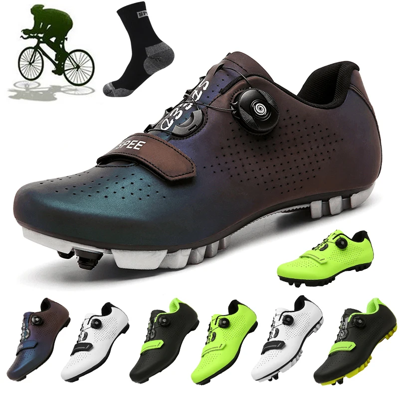 

Sapatilha Ciclismo Mtb Cycling Shoes Men Professional Road Self-Locking Ultralight Bicycle Outdoor Mountain Bike Sneakers Women
