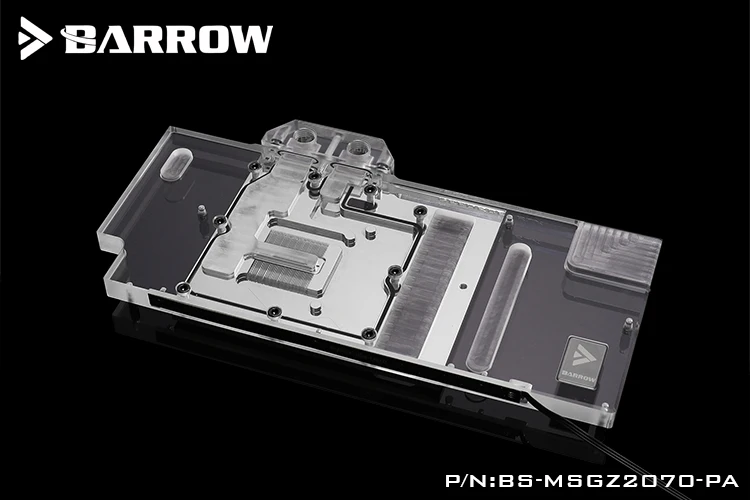 Barrow LRC2.0 полный охват GPU водный блок для MSI RTX2070 GAMING Z 5v 3 pin header AURA материнская плата BS