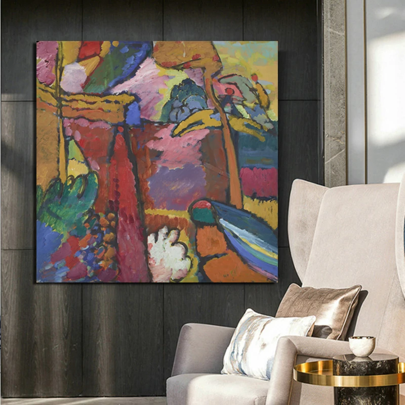 

Wassily Kandinsky Improvisation Wall Art Canvas Painting Posters Prints Modern Painting Wall Picture For Living Room Home Decor