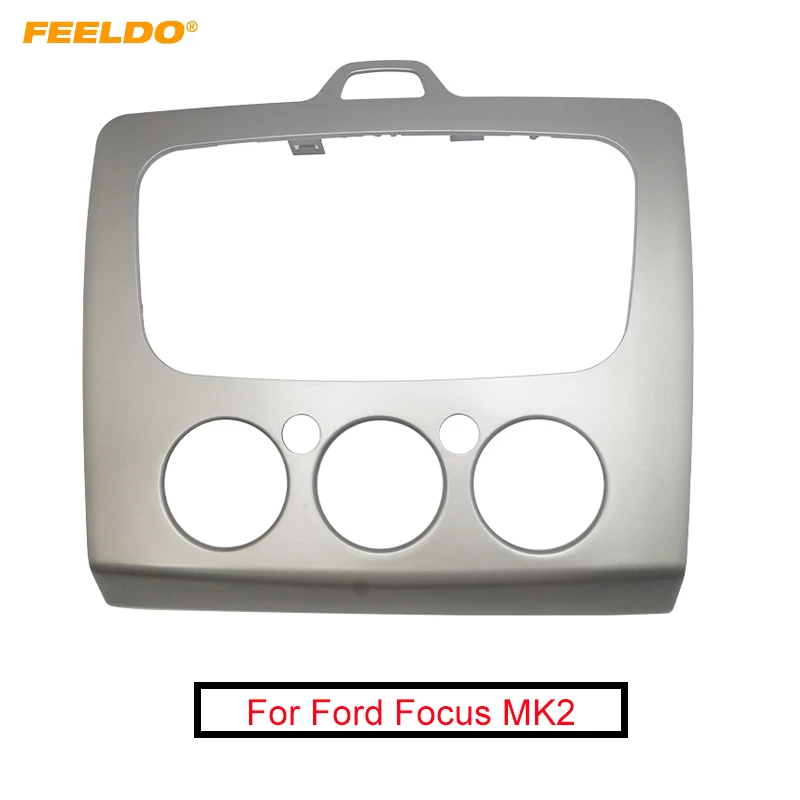 FEELDO автомагнитола стерео DVD рамка фасция приборная панель для Ford Focus MK2 (05 ~ 07) в