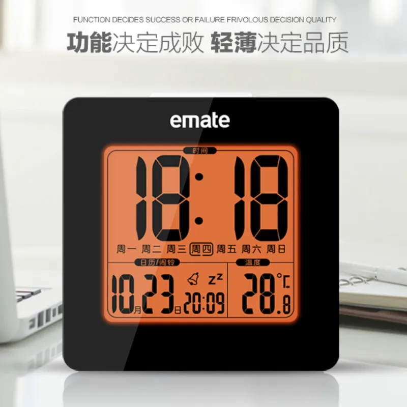 Календарь светодиодный Будильник с подсветкой температура многофункциональный