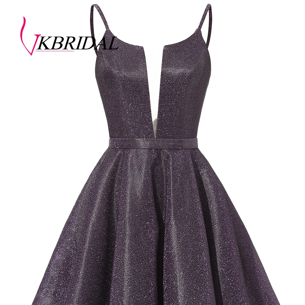 Vkbridal Выпускные платья с V-образным вырезом 2020 новое красивое блестящее платье для