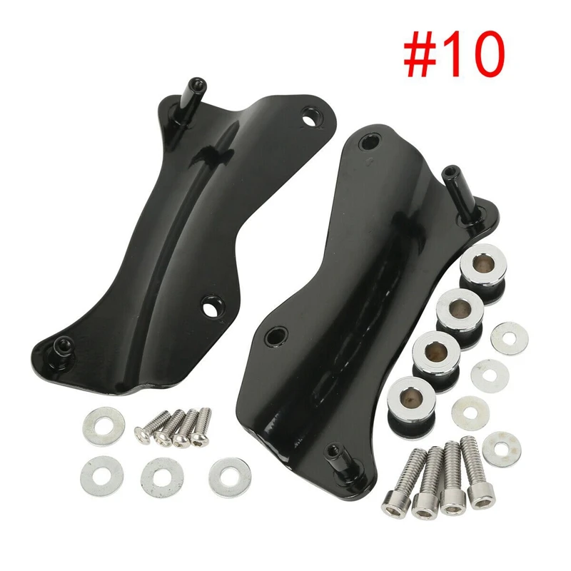 Мотоциклетная Съемная багажная стойка для багажа док комплект Harley Touring Road King Street