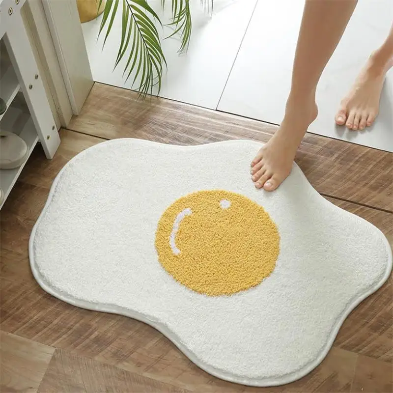 high quality bath mat bathroom bedroom non slip mats funny 3d egg entrance carpet doormat kitchen living room rug home decor free global shipping