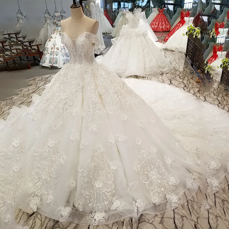 LS691009 новые платья для свадьбы белые бесплатная доставка с аппликацией оптовая