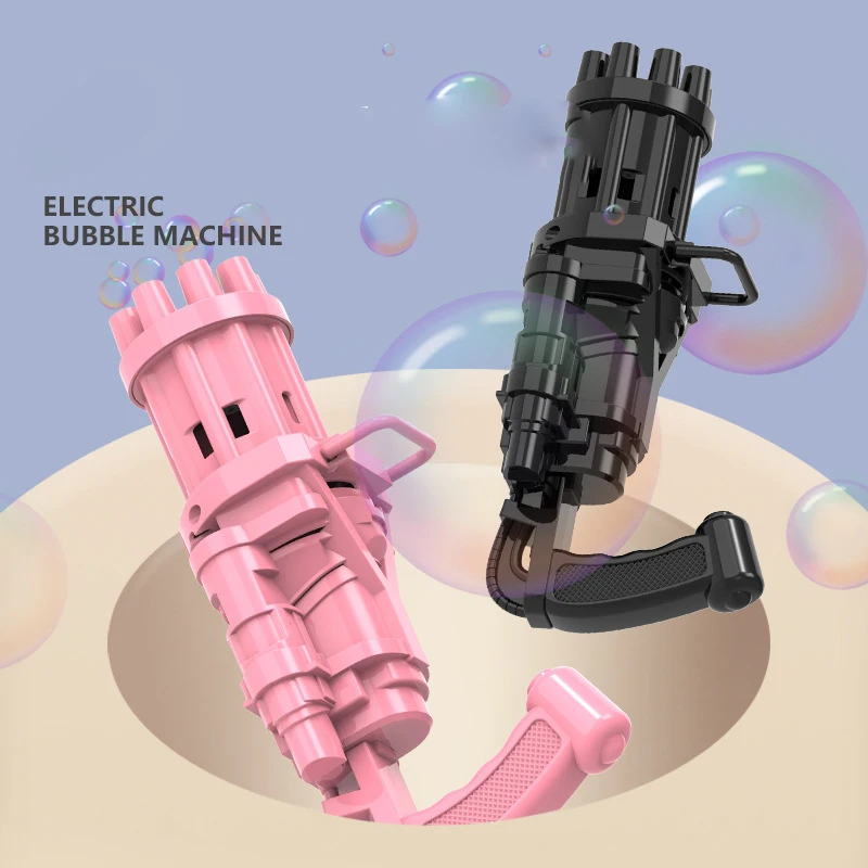 8/18 Holes Gatling Bubble Machine Kids Bubbles Toys Plastic Gun Toy Large Small for | Игрушки и хобби