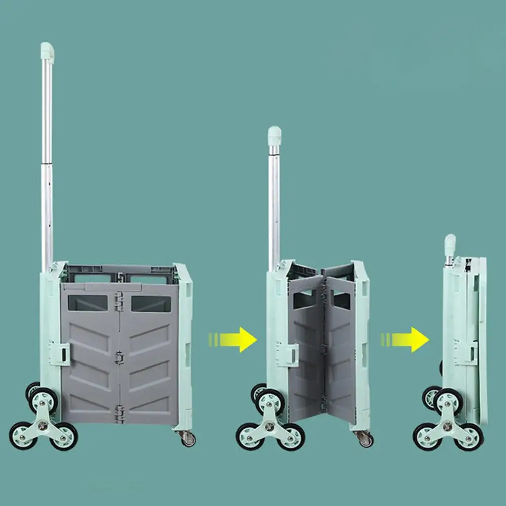 Кавайная розовая тележка алюминиевая мини-тележка для покупок легкая