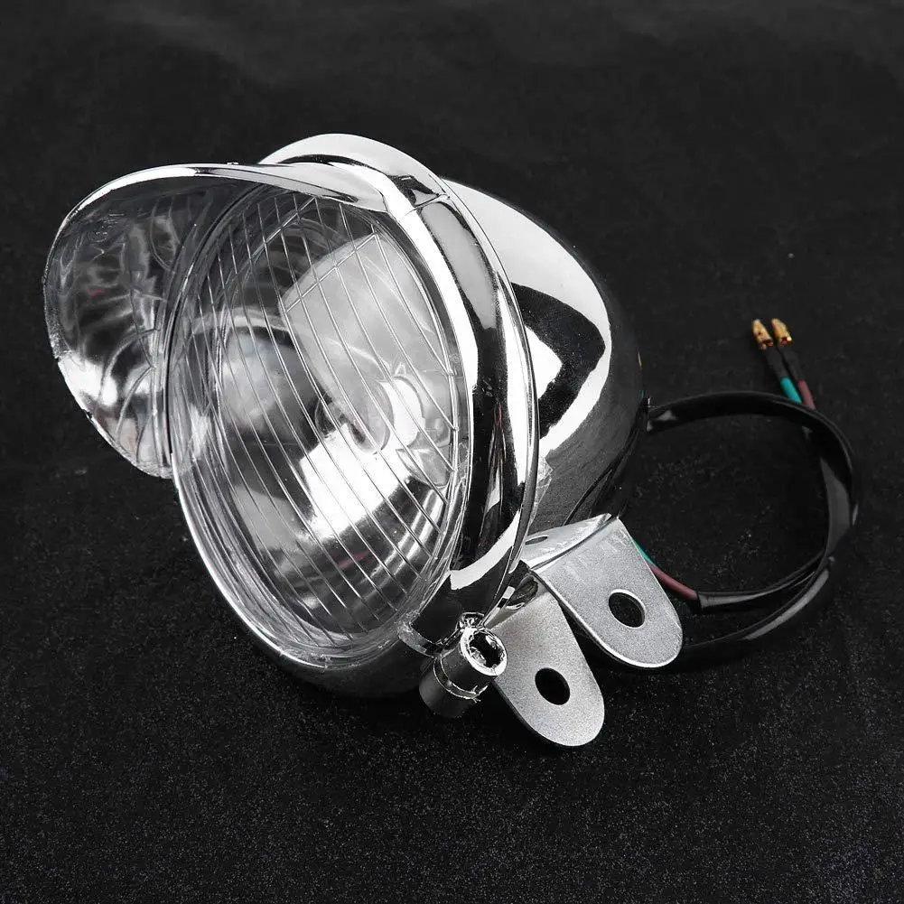 Yiwa 12v Universal Chrome Color ABS Motorcycle Fog Lights Headlight Lamp Light |