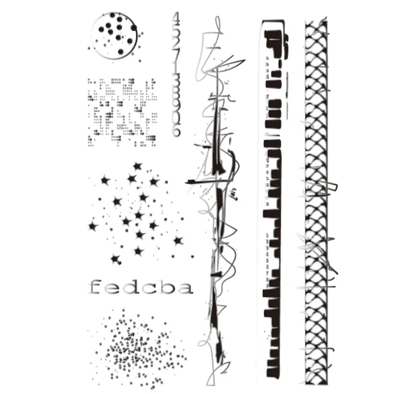 Eno поздравительные прозрачные штампы задний фон элемент наклейки для