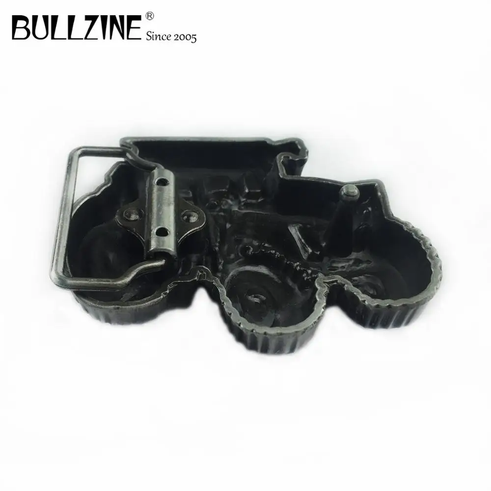 В Bullzine оптовая продажа трактор пряжки ремня с оловянной отделкой FP 03630 для 4 см