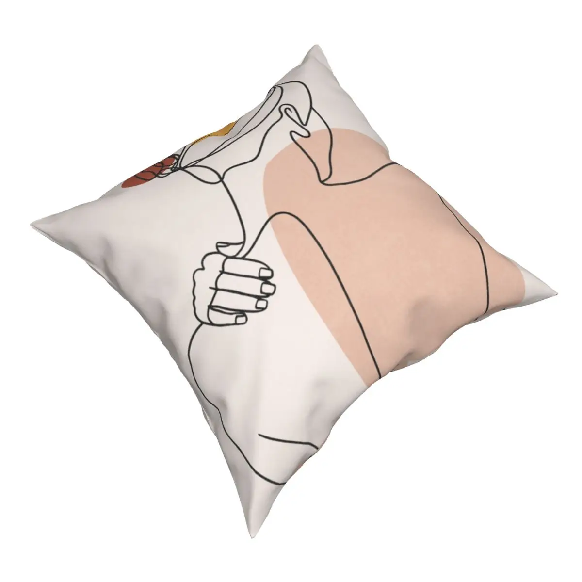 Абстрактное искусство стрейч искусственная ткань наволочка с принтом