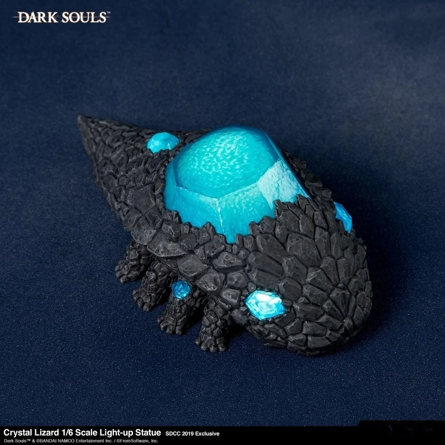 dark souls crystal lizard 16 scale light up statue collectible action figure free global shipping