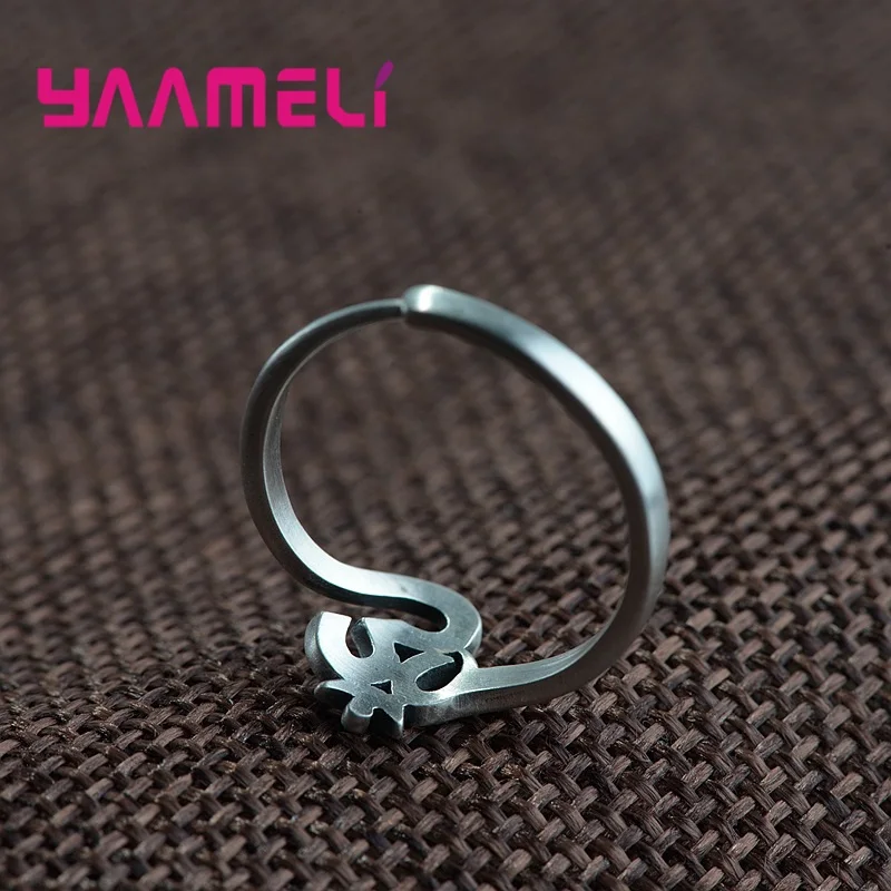 

Genuine Pure 925 Silver Finger Ring for Women Girl Christmas Gift Hot Selling Sterling Silver S925 Adjustable Bague Bijoux