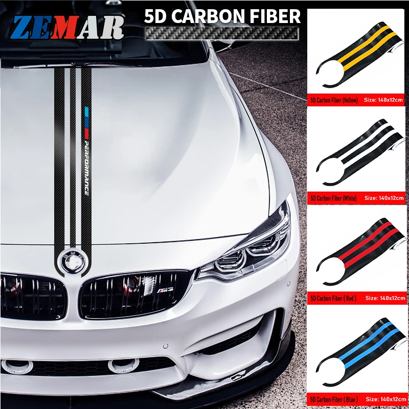 Углеродное волокно автомобильный Стайлинг Стикеры s Наклейка на капот