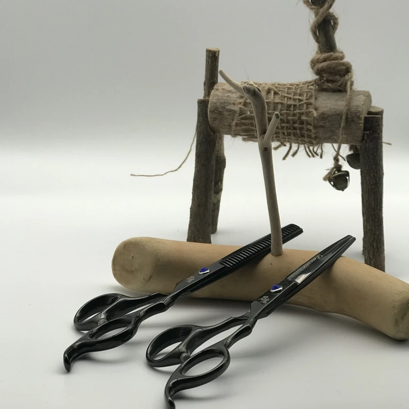 12 шт. в партии 6 дюймов резки Истончение инструмент для укладки волос ножницы