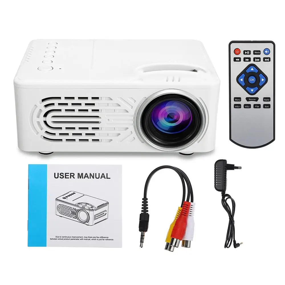 RD-814 портативный домашний 1080P HD проектор USB светодиодный проектор Beamer системы медиаплеер кинотеатр USB tv 3D