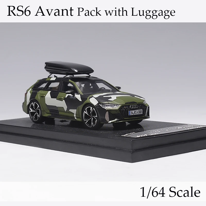 

Stance Hunters 1:64 Audi RS6 Avant Resin Model Car Die-cast Vehicle Display Collection - Camo