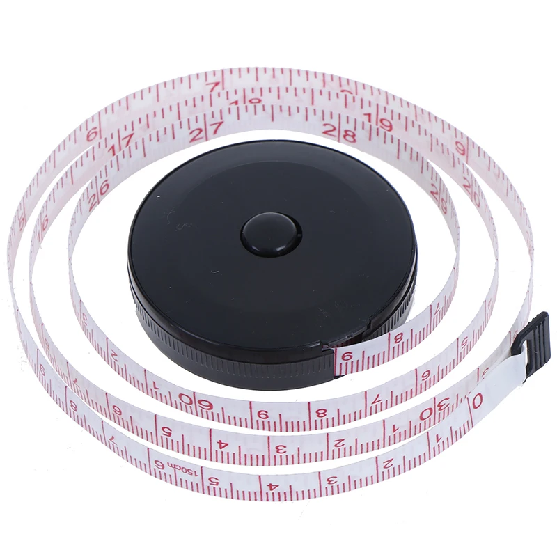 

150cm Measuring Tape Measure Retractable Ruler Centimeter Inch Children Height Ruler