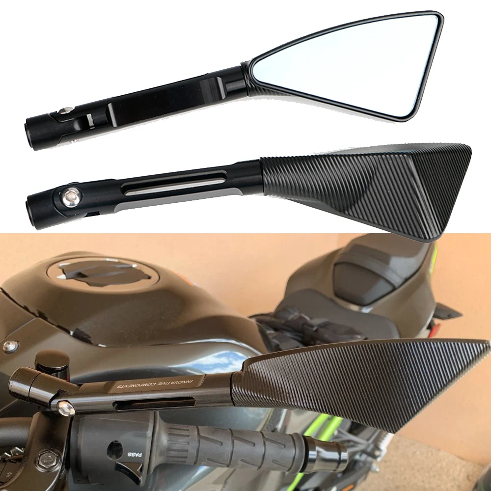 Универсальное боковое зеркало заднего вида для мотоцикла стеклянная крышка Yamaha