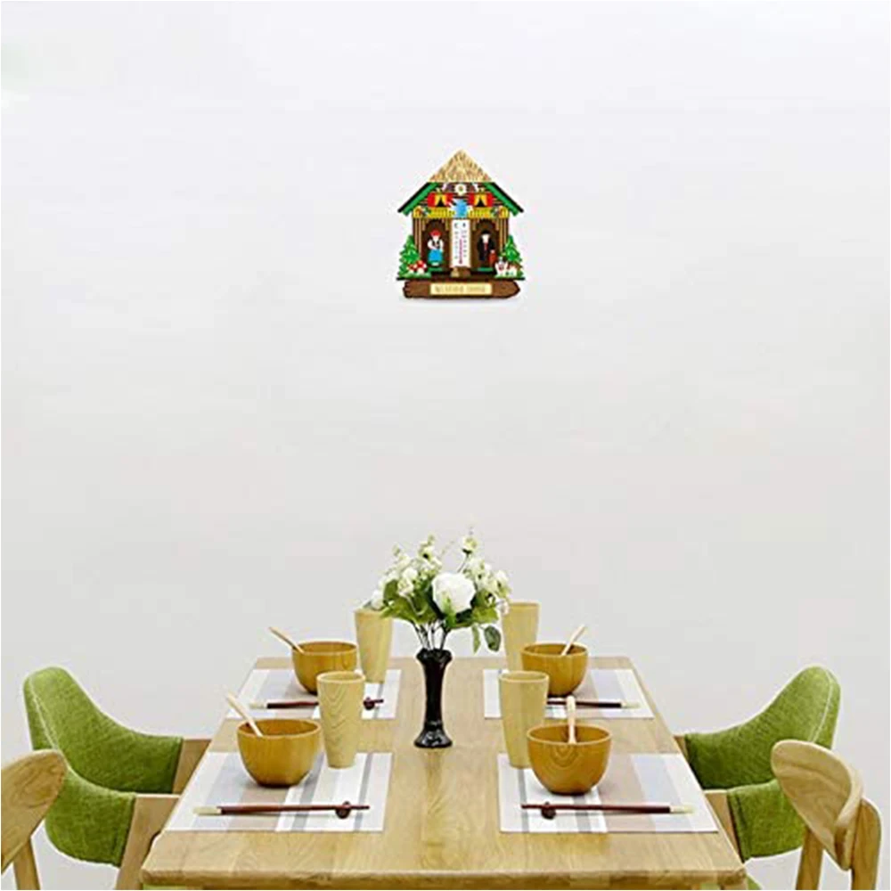 Барометр-термометр деревянный настенный гигрометр креативный дизайн украшение