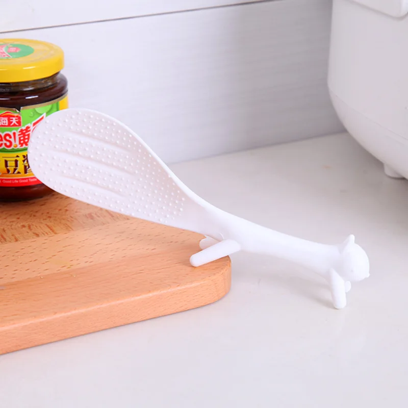 Симпатичная креативная Вертикальная антипригарная ложка для риса с