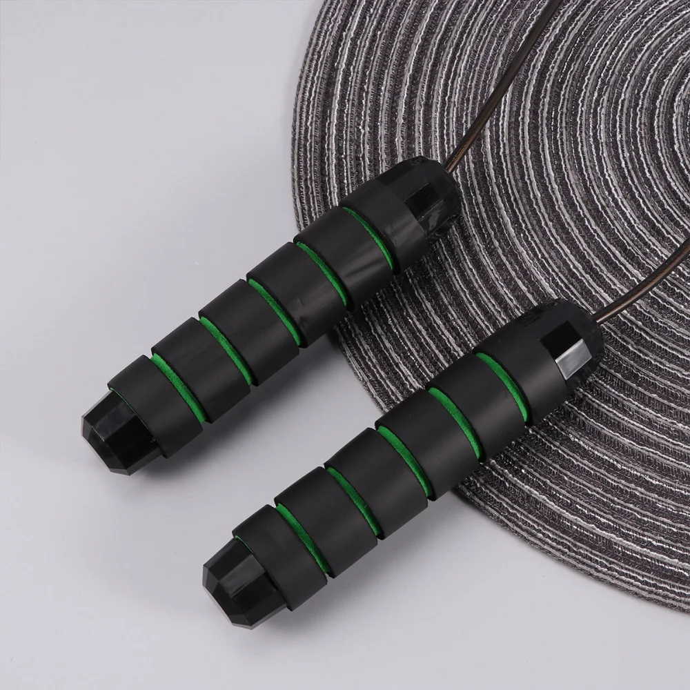 Креативный Скакалка для фитнеса бокса тренировок вес стальной проволоки с