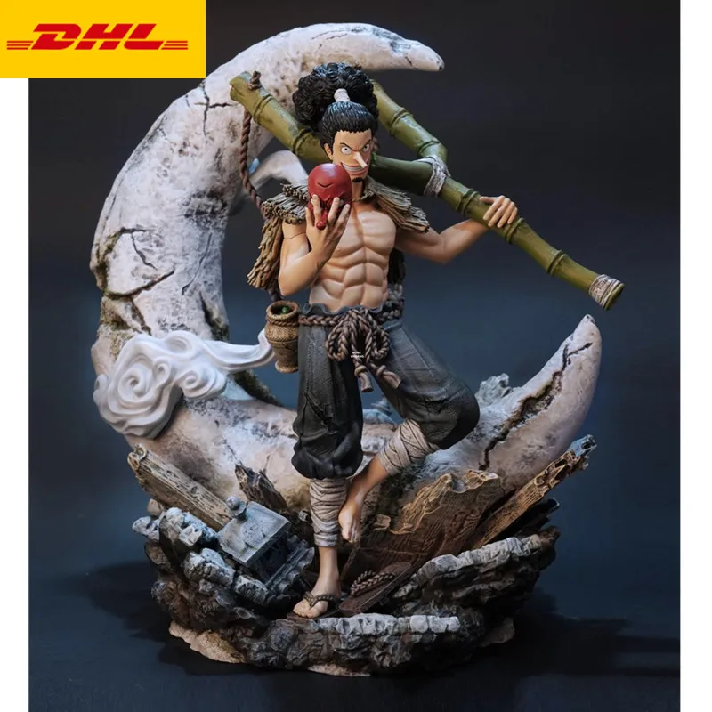 

16" One Piece Statue The Straw Hat Pirates Bust Usopp Full-Length Portrait 1/6 Scale Original Ver GK Action Figure Toy 41CM X410