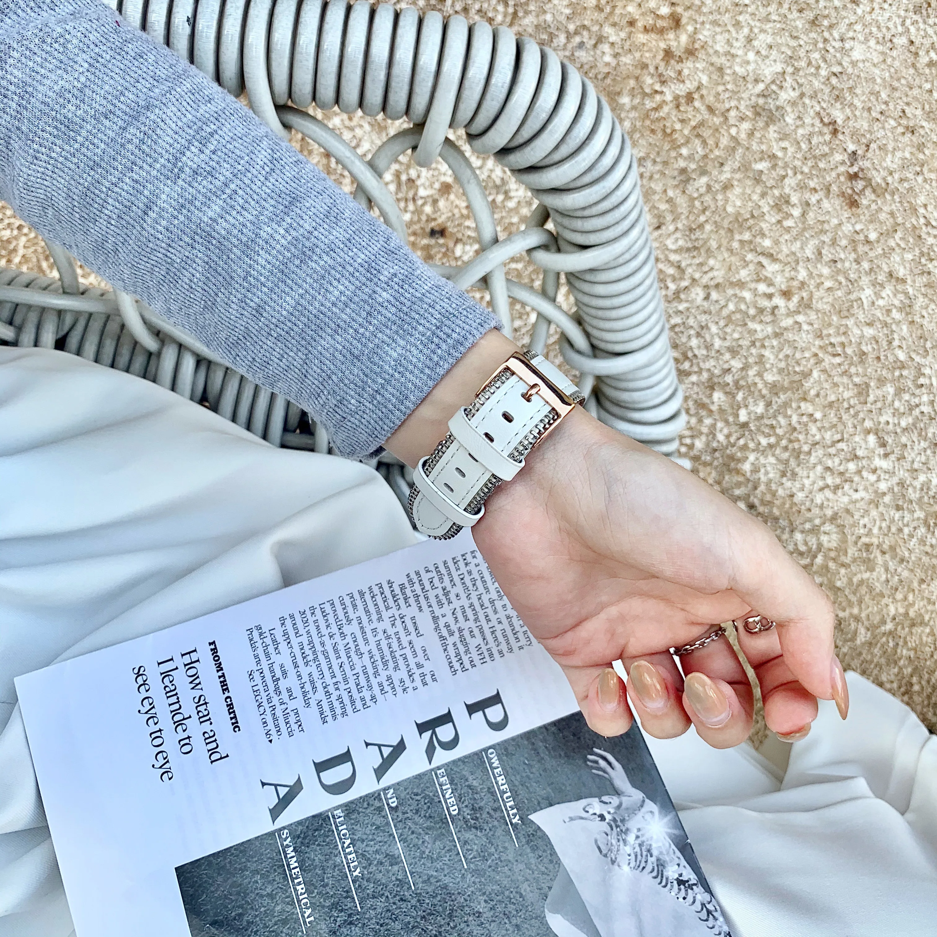 100% Genuine Leather strap + Case For Apple watch band 44mm 40mm 38mm 42mm 41mm 45mm  iWatch Series 1 2 5 4 3 se 6 7 bracelet