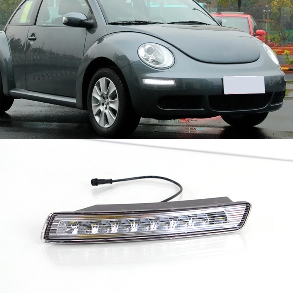 Автомобильная проблесковая 2 шт. DRL светодиодный автомобильные Противотуманные