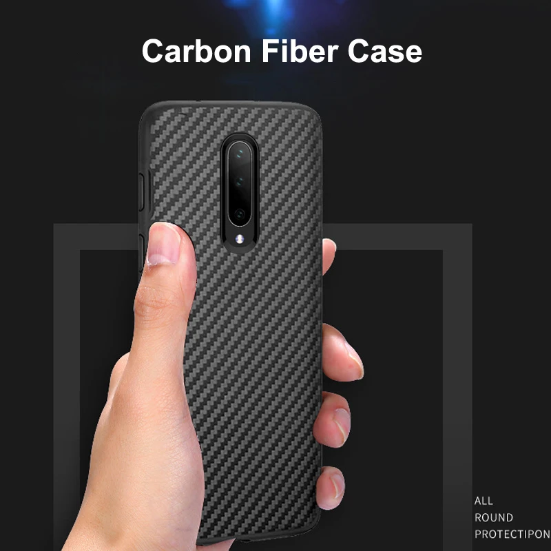 Нейлоновый чехол из углеродного волокна для Oneplus 7T Pro 7T 7 Pro 7 6T 6 чехол противоударный мягкий матовый чехол для Oneplus 1+ 7T бампер Funda