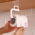 Пластиковый держатель рулона бумаги, настенная стойка для хранения полотенец, органайзер, Полка для кухни, ванной комнаты