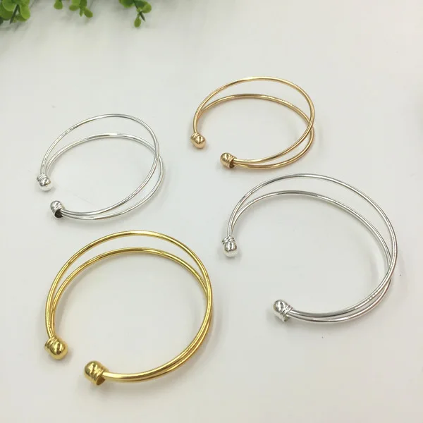 

10 PCS 60x2mm Fashion Style Metal Copper Bangle Base Setting DIY Handmade Accessories For Jewelry Making