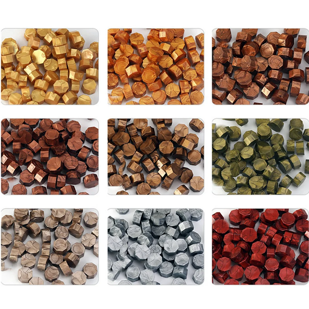 100 шт. Ретро восьмиугольная восковая печать штемпели материал для скрапбукинга