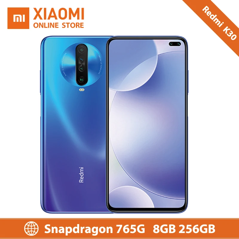 Оригинальный Смартфон Xiaomi Redmi K30 8 ГБ 256 5G восьмиядерный смартфон Snapdragon 765G 6 67 дюйма