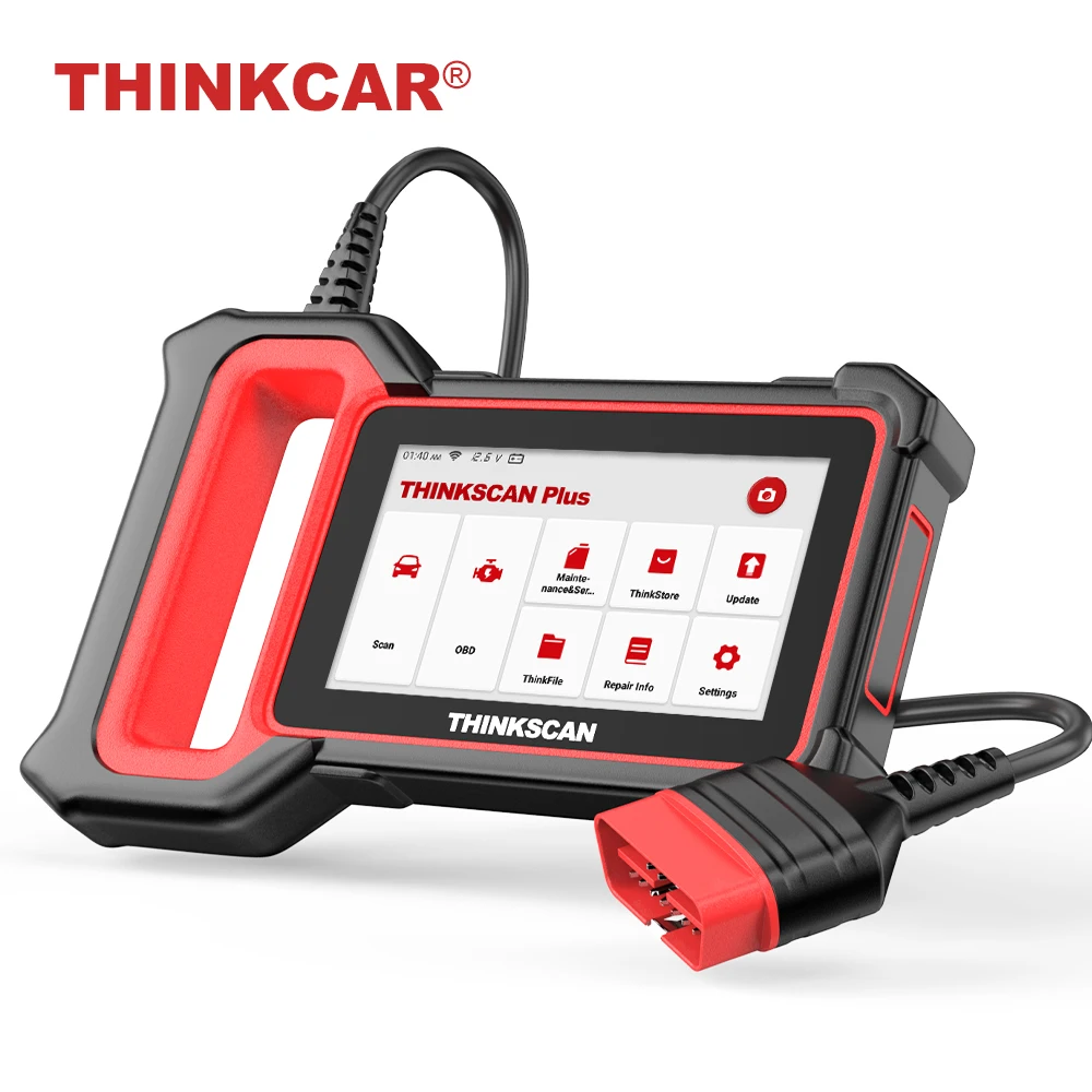 

Thinkcar Thinkscan Plus S5 OBD2 Scanner Code Reader for Car ABS/SRS/Engine/AT Battery Voltage Check OBD2 Diagnostic Scan Tool
