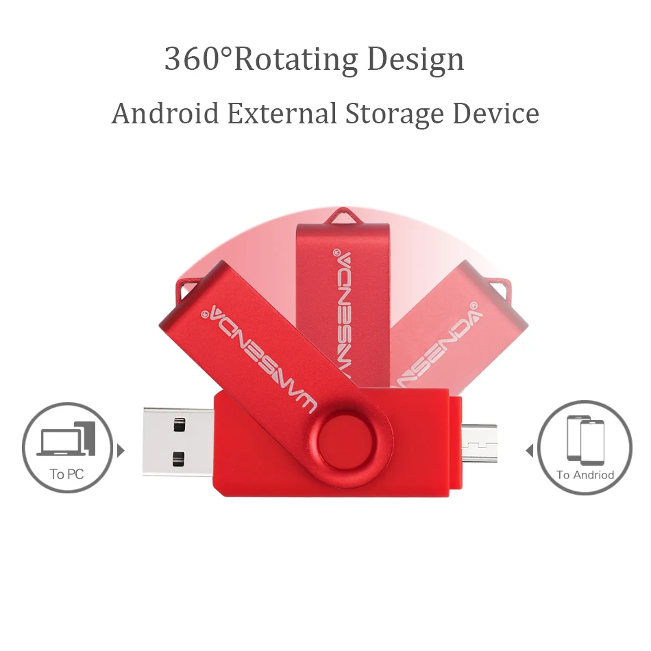 WANSENDA металлический USB флеш накопитель 256 ГБ 128 64 32 16 2 0 дюймов|USB флэш-накопители| |