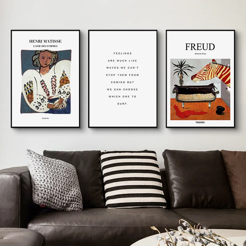 Французский фредд Анри Матисс с английскими буквами Женский портрет Современная