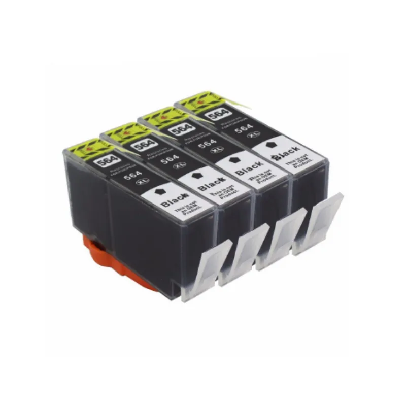 4 negro КТК 364XL 364 cartucho de tinta para Photosmart B8550 8553 C5324 5383 5380 5390 6324 6380 D5460 5468 con чип|Чернильные