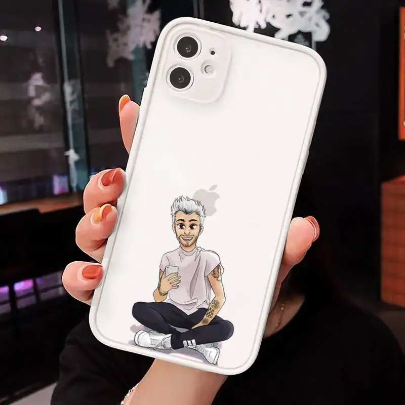 

Zayn malik one direction Phone Cases matte transparent For iphone 7 8 11 12 plus mini x xs xr pro max cover