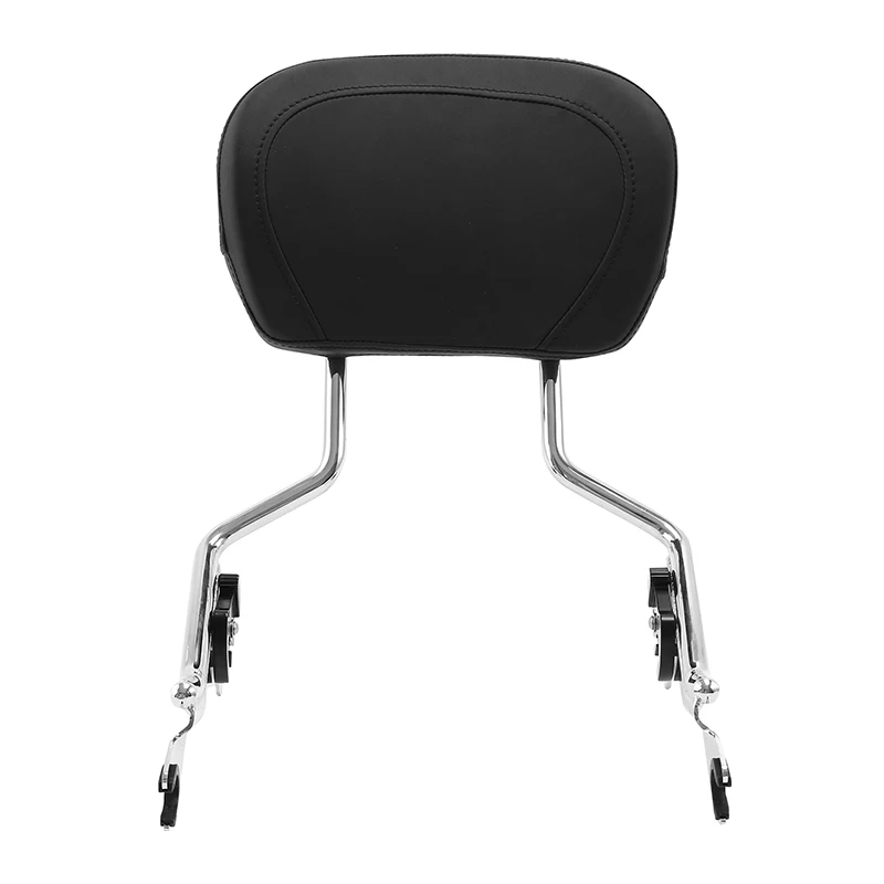 Motorcycle Detachable Backrest Sissy Bar For Harley Touring Street Glide Road King Electra 2009-2022 2019 18 black/chrome |