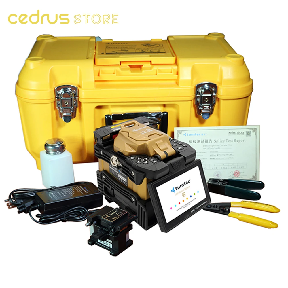 

Tumtec V9 6 motors long distance trunk fusion splicer optical fiber splicing machine equal to INNO view 7