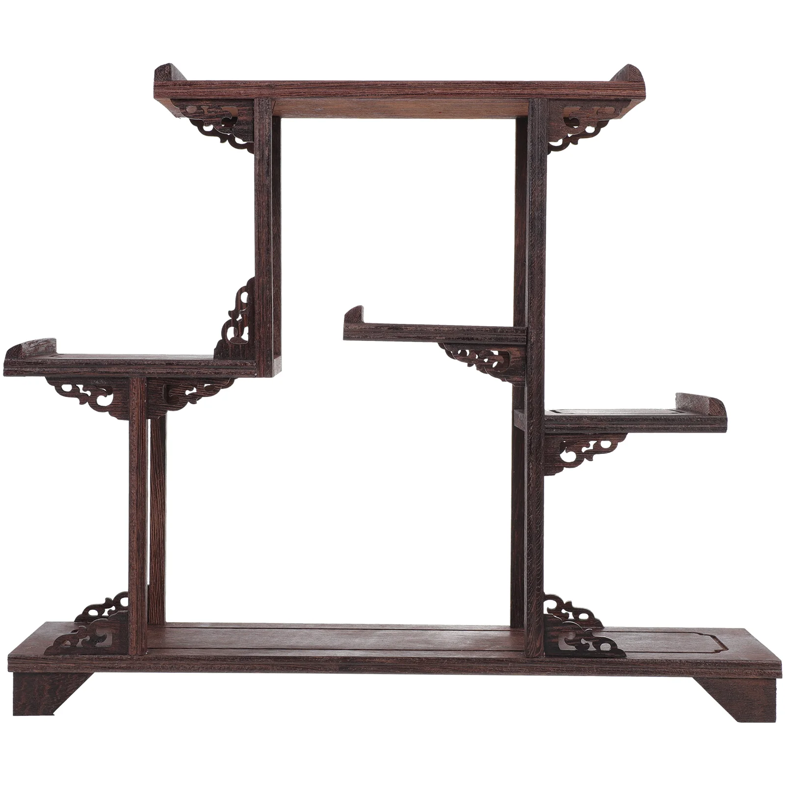

1Pc Creative Shelf Housewarming Wooden Domestic Office Decoration (As Shown)