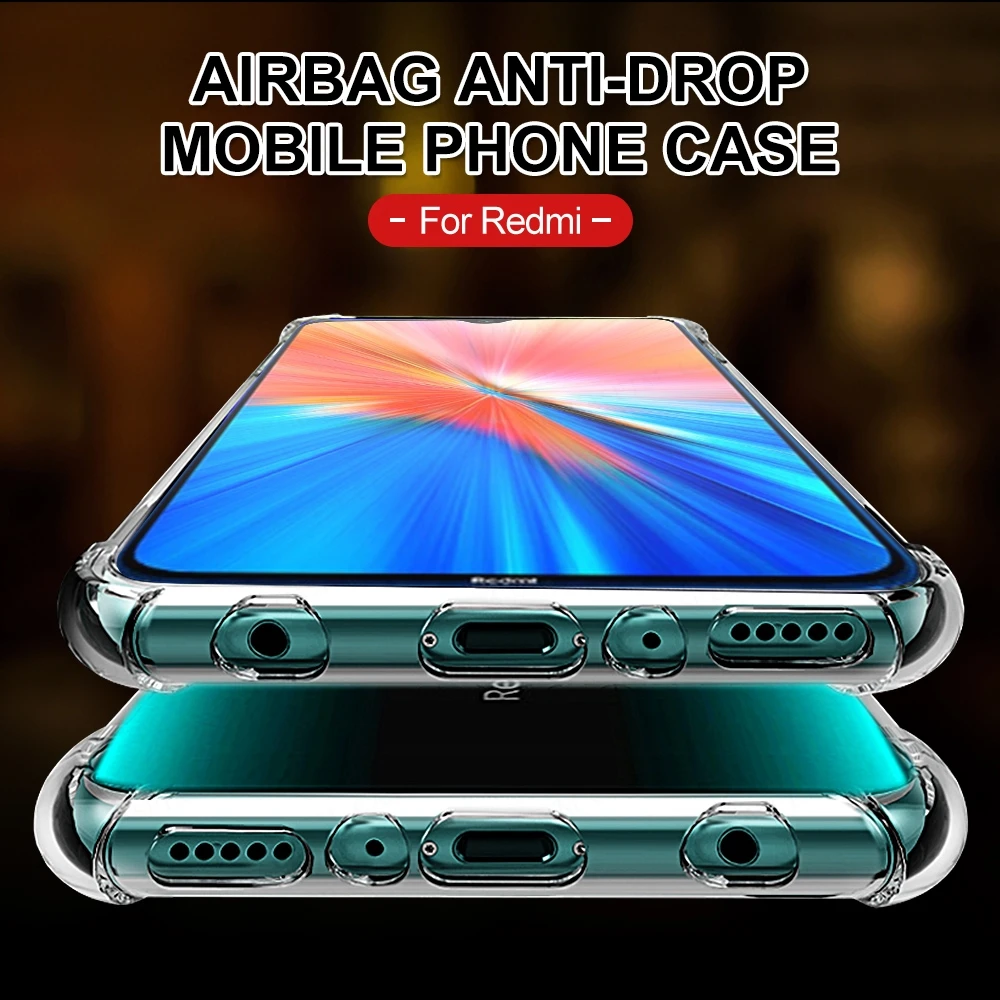 Luxury Shockproof Silicone Case For Xiaomi Redmi Note 8 2021 Note 8 Pro Note 8T Coque Back Cover For Redmi Note 11 Pro 11 Shell
