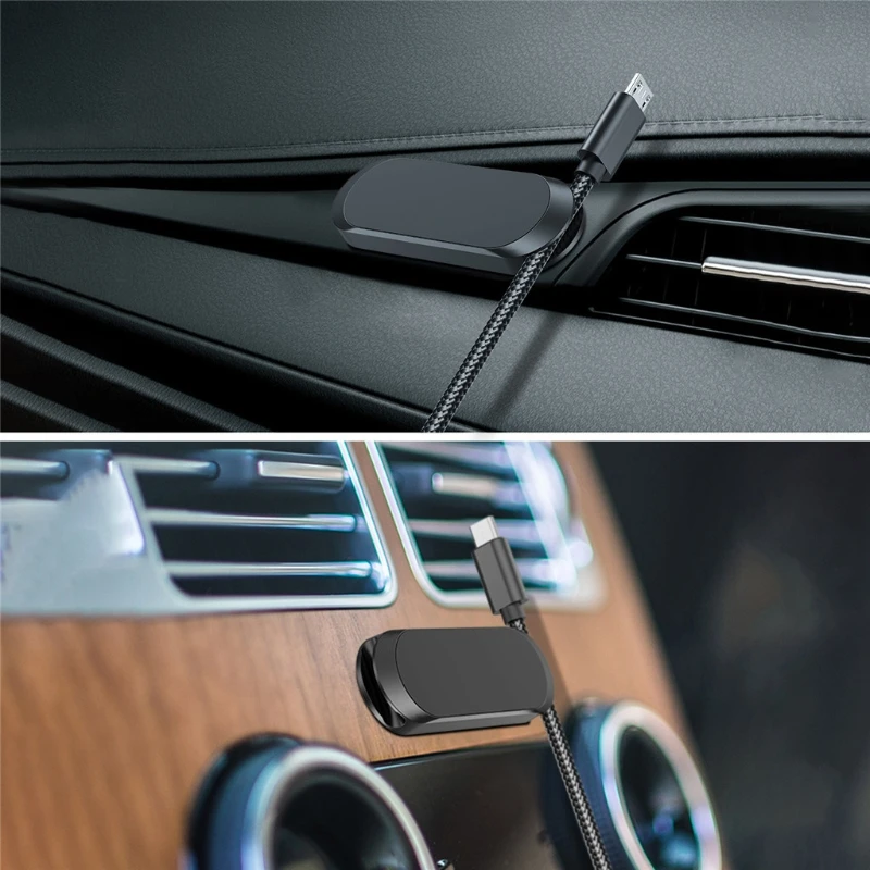 

Magnetic Car Phone Holder Cable Organizer Dashboard Stand For iPhone- Pro Max Samsung- Xiao mi GPS Car Mount for Wall