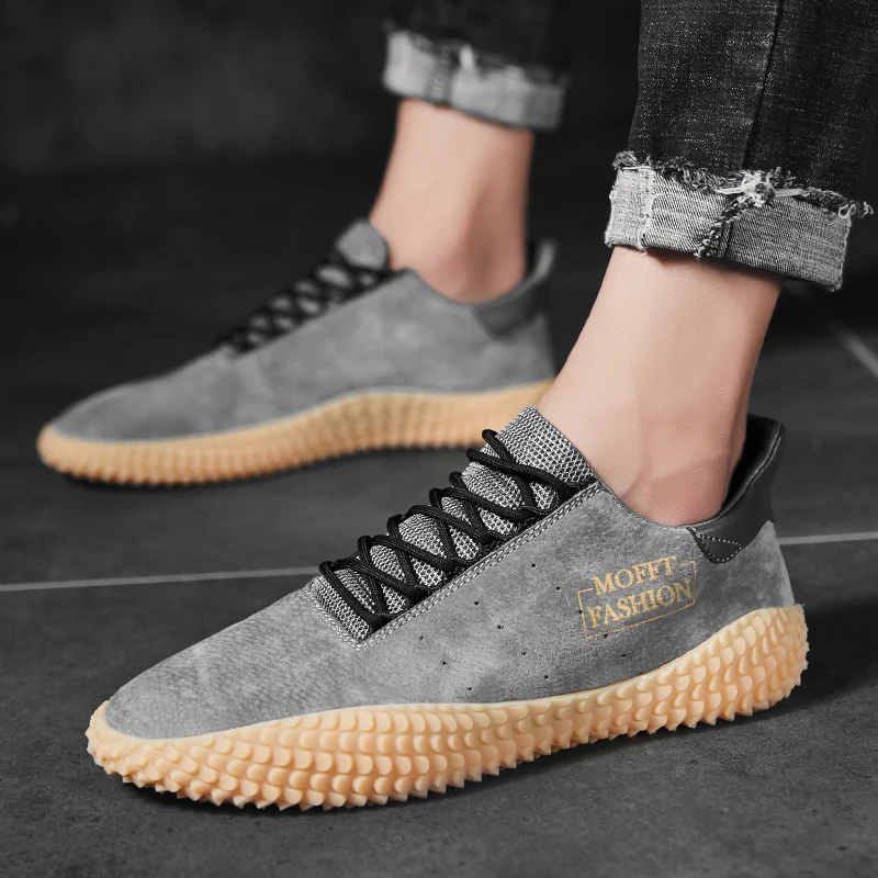 Кроссовки Высококачественная кожаная обувь Мужская Роскошная модная на