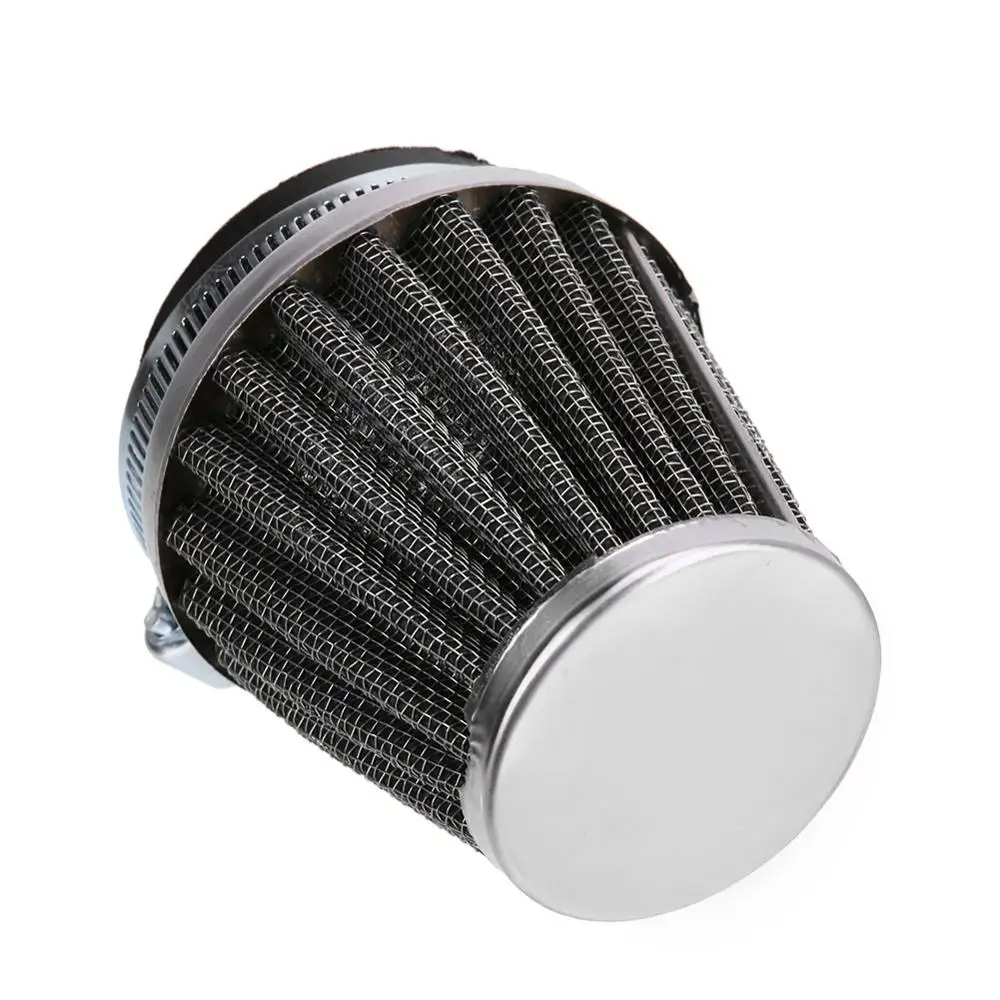 

35/39/48/50mm Clamp-on Motorcycle Air Filter Cleaner Mushroom Head Double Foam Tapered Pod Filter Universal Motorbike Accessory