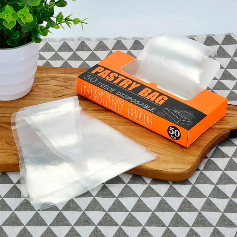 

Одноразовые Кондитерские мешки для крема, 50 шт., блестящий аккуратный матовый кондитерский мешок, пластиковые инструменты для украшения ка...